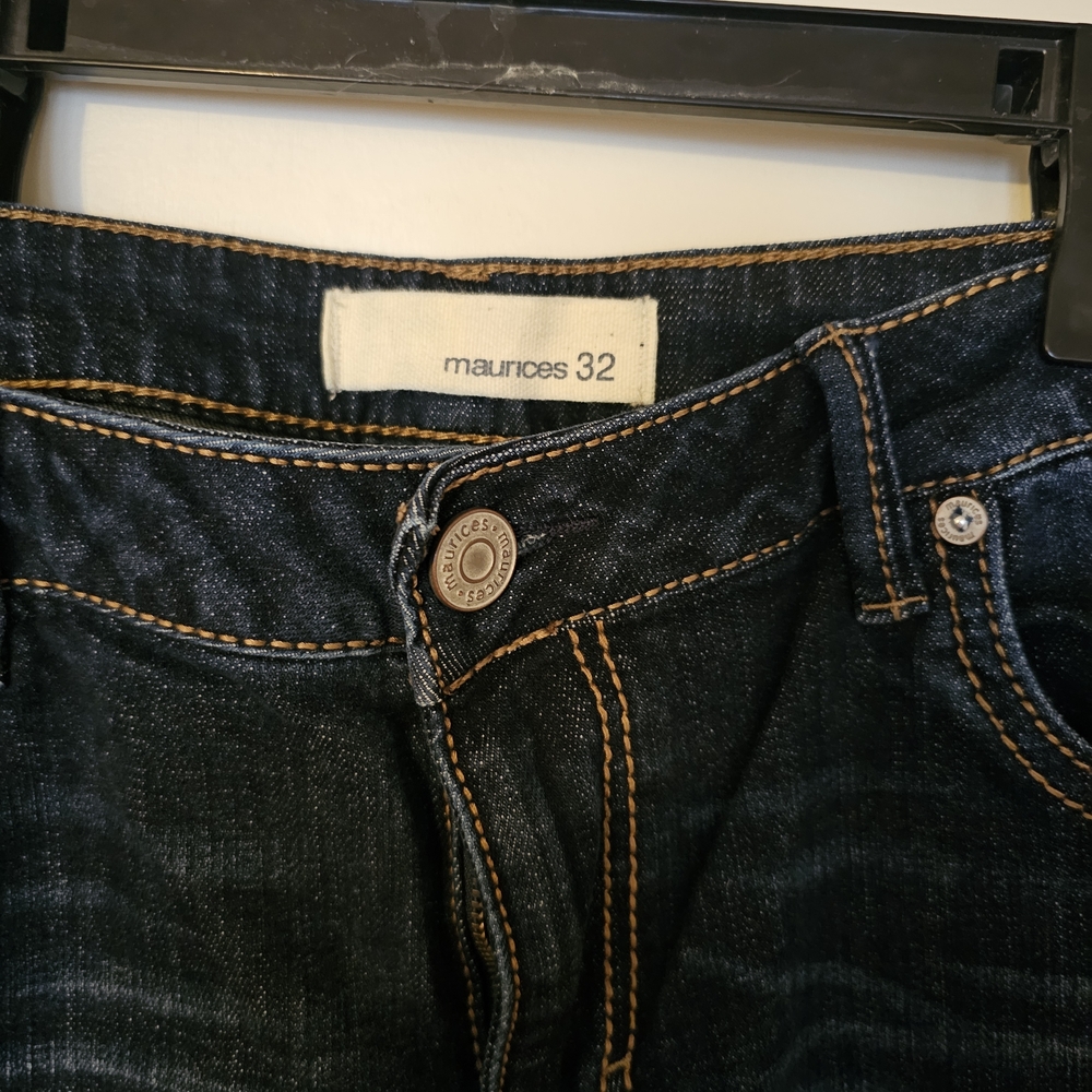 Maurices Womens Deep Indigo Jeans